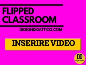 flipped inserire video