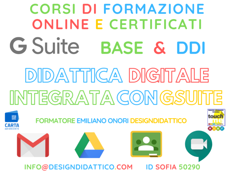 Corso Didattica Digitale Integrata Con GSuite - Partenza Febbraio 2021 ...